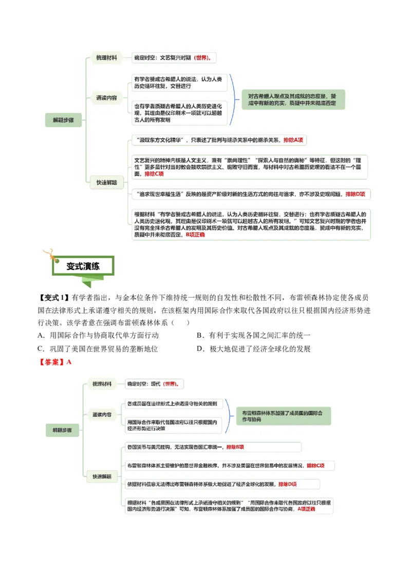 专题01文字情境类选择题（4大情境+解题攻略+高考练场）（解析版）_2025年新高考资料_二轮复习_01高考语文等多个文件_2025年高考历史二轮热点题型归纳与变式演练（新高考通用）