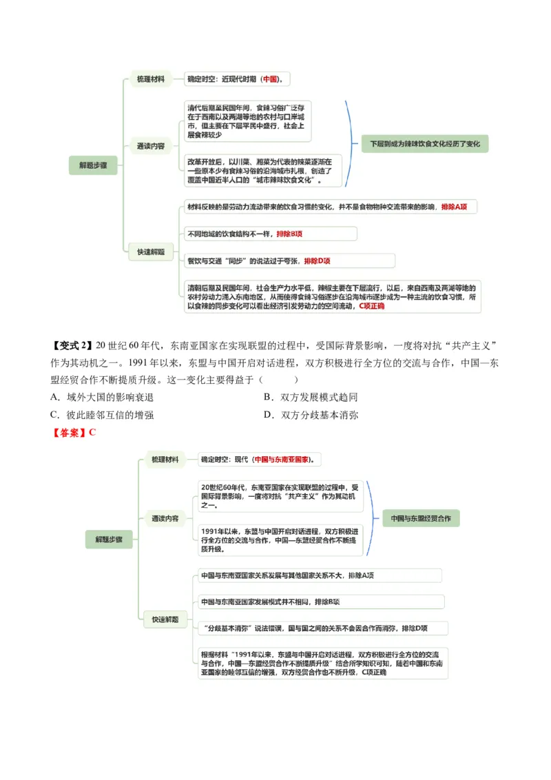 专题01文字情境类选择题（4大情境+解题攻略+高考练场）（解析版）_2025年新高考资料_二轮复习_01高考语文等多个文件_2025年高考历史二轮热点题型归纳与变式演练（新高考通用）