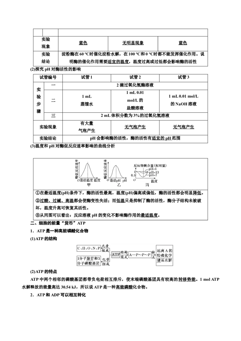 专题8酶和ATP（解析版)_2024年新高考资料_3.2024专项复习_备战2024年高考生物一轮复习重难点专项突破_专题08酶和ATP-备战2024年高考生物一轮复习重难点专项突破