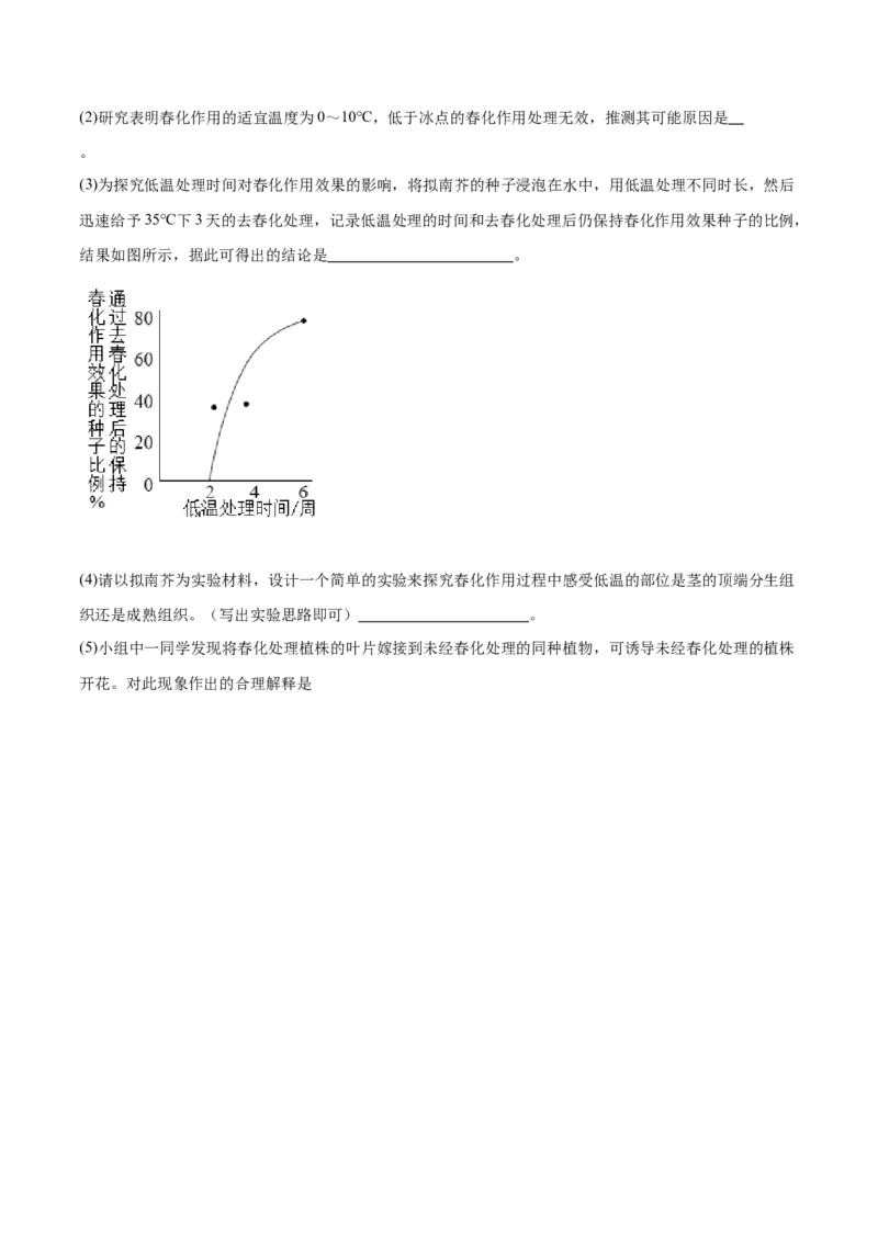 专题32植物生命活动调节（原卷版)_2024年新高考资料_3.2024专项复习_备战2024年高考生物一轮复习重难点专项突破_专题32植物生命活动调节-备战2024年高考生物一轮复习重难点专项突破