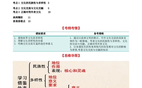 第八课学习借鉴外来文化的有益成果（精品讲义）_新高考复习资料_2024年新高考资料_一轮复习资料_完2024年高考政治一轮复习考点帮（课件+讲义+练习）（新教材新高考）