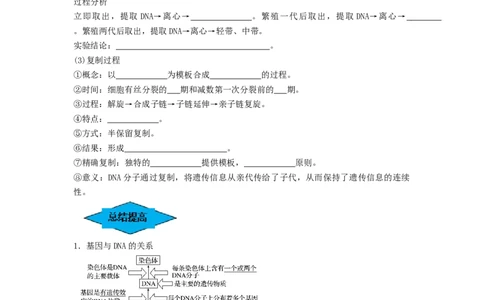 专题18DNA分子的结构、复制及基因的本质（串讲）（原卷版）_2024年新高考资料_1.2024一轮复习_备战2024年高考生物一轮复习串讲精练（新高考专用）