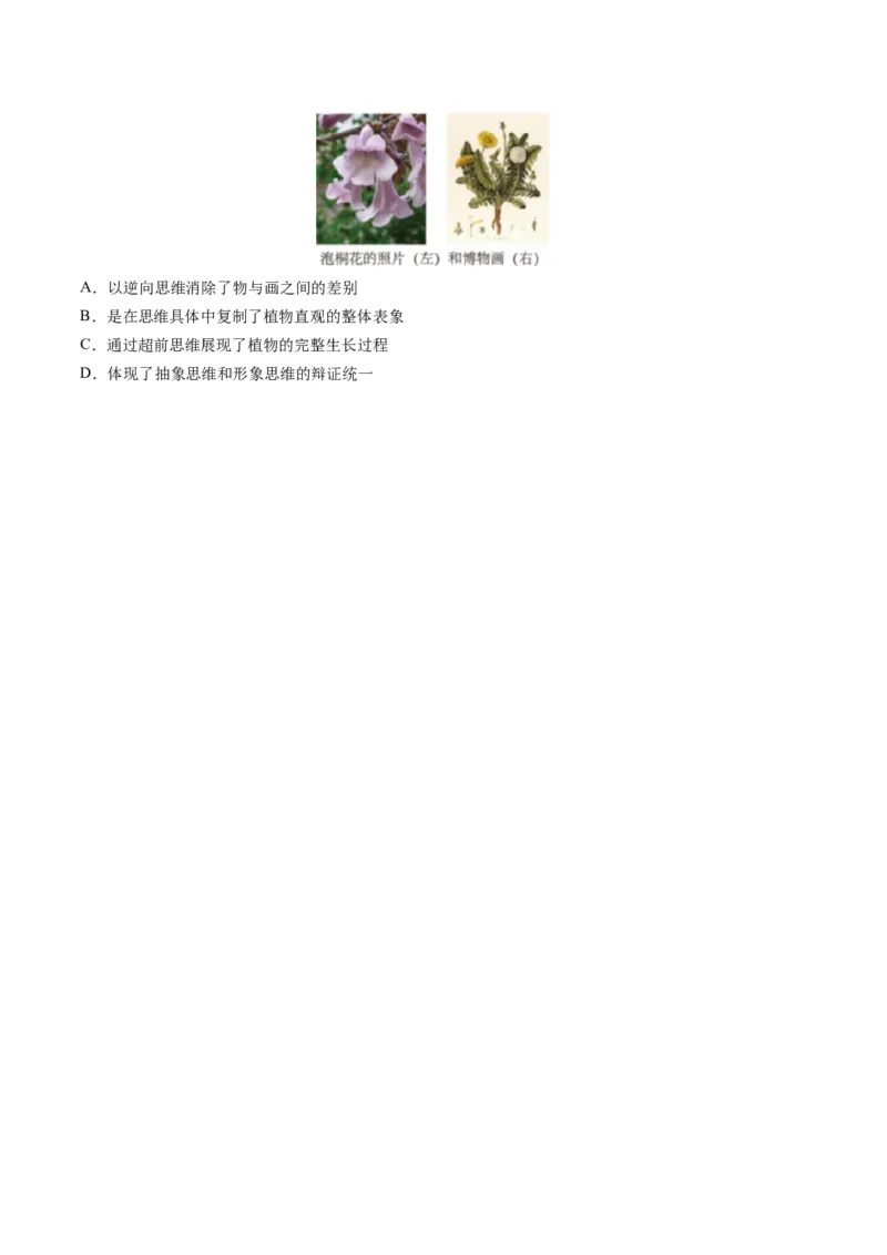 第01课走进思维世界（讲义）（原卷版）_新高考复习资料_2025年新高考资料_2025年高考政治一轮复习讲练测（新教材新高考）