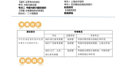 第09课中国与国际组织（讲义）（原卷版）_新高考复习资料_2024年新高考资料_一轮复习资料_完2024年高考政治一轮复习讲练测（课件+讲义+练习）（新教材新高考）_选择性必修1