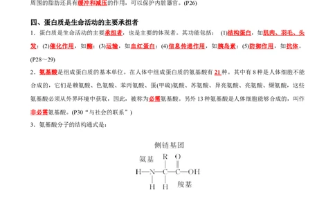 专题01细胞的物质基础（解析版）_2024年新高考资料_3.2024专项复习_2024年高考生物热点&middot;重点&middot;难点专练（新高考专用）