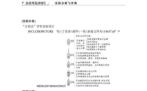 实验专题讲座5实验分析与评价_2024年新高考资料_1.2024一轮复习_2024年高考生物一轮复习讲义（新人教版）_另附1套Word版题库_选择性必修1_第八单元稳态与调节