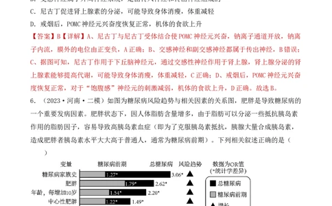 专题10稳态与生命活动的调节（包含神经、体液调节）（解析版）_2024年新高考资料_3.2024专项复习_备战2024年高考生物一轮复习重难点突破讲解与训练（新教材）
