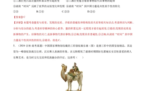 阶段检测卷《哲学与文化》（解析版）_新高考复习资料_2025年新高考资料_2025年高考政治一轮复习考点通关卷（新高考通用）