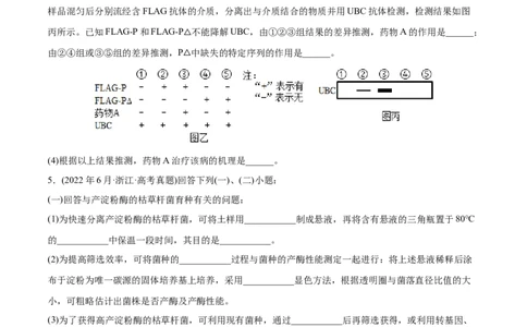 专题14生物技术与工程-2022年高考真题和模拟题生物分专题训练（学生版）_2024年新高考资料_1.2024一轮复习_赠2022年高考生物真题与模拟题分类