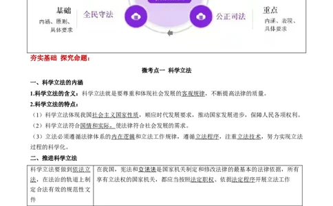 第09课全面依法治国的基本要求（解析版）(精讲）_新高考复习资料_2022年新高考资料_2022年高考政治一轮复习讲练测（新教材新高考）