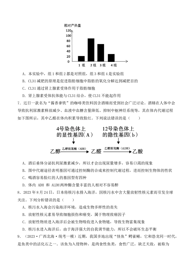 专题01&ldquo;陷阱&rdquo;类题型&mdash;&mdash;巧用排除法（原卷版）_2024年新高考资料_2.2024二轮复习_2024年高考生物二轮热点题型归纳与变式演练（新高考通用）