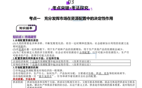第06讲我国的社会主义市场经济体制（讲义）（解析版）_新高考复习资料_2025年新高考资料_2025年高考政治一轮复习讲练测（新教材新高考）