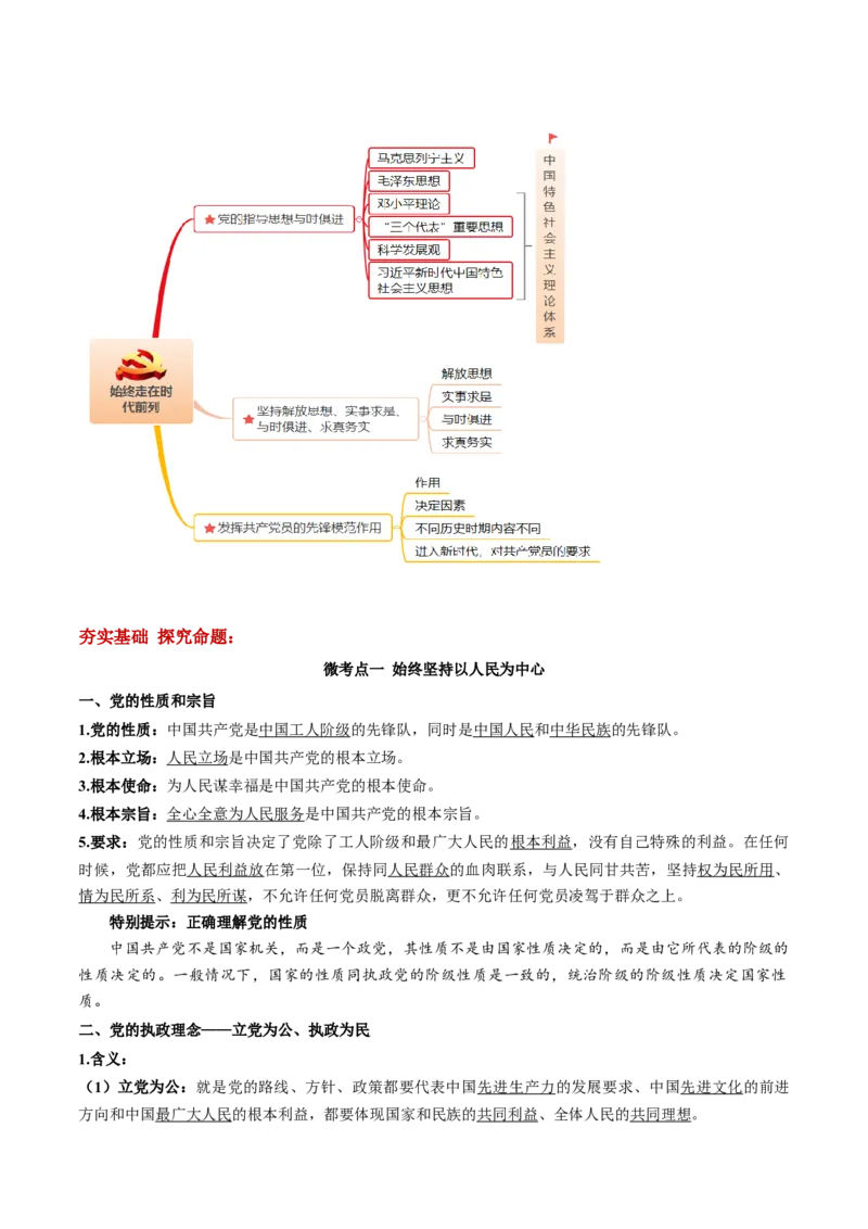 第02课中国的先进性（解析版）(精讲）_新高考复习资料_2022年新高考资料_2022年高考政治一轮复习讲练测（新教材新高考）