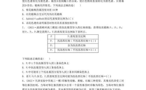 专题15基因的自由组合定律（精练）（原卷版）_2024年新高考资料_1.2024一轮复习_备战2024年高考生物一轮复习串讲精练（新高考专用）