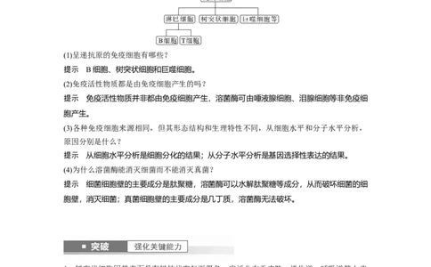2024年高考生物一轮复习（新人教版）第8单元　第7课时　免疫系统和特异性免疫_2024年新高考资料_1.2024一轮复习_2024年高考生物一轮复习讲义（新人教版）