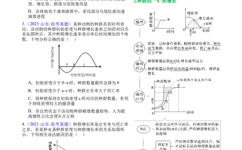 押新高考卷生物与环境（解析版）-备战2024年高考生物临考题号押题（新高考通用）_2024年新高考资料_5.2024三轮冲刺_备战2024年高考生物临考题号押题（新高考通用）322745222