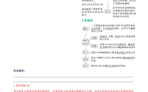 押新高考卷生物与环境（解析版）-备战2024年高考生物临考题号押题（新高考通用）_2024年新高考资料_5.2024三轮冲刺_备战2024年高考生物临考题号押题（新高考通用）322745222