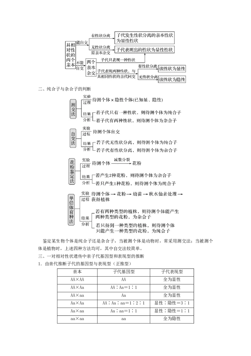 专题14基因的分离定律（串讲）（解析版）_2024年新高考资料_1.2024一轮复习_备战2024年高考生物一轮复习串讲精练（新高考专用）