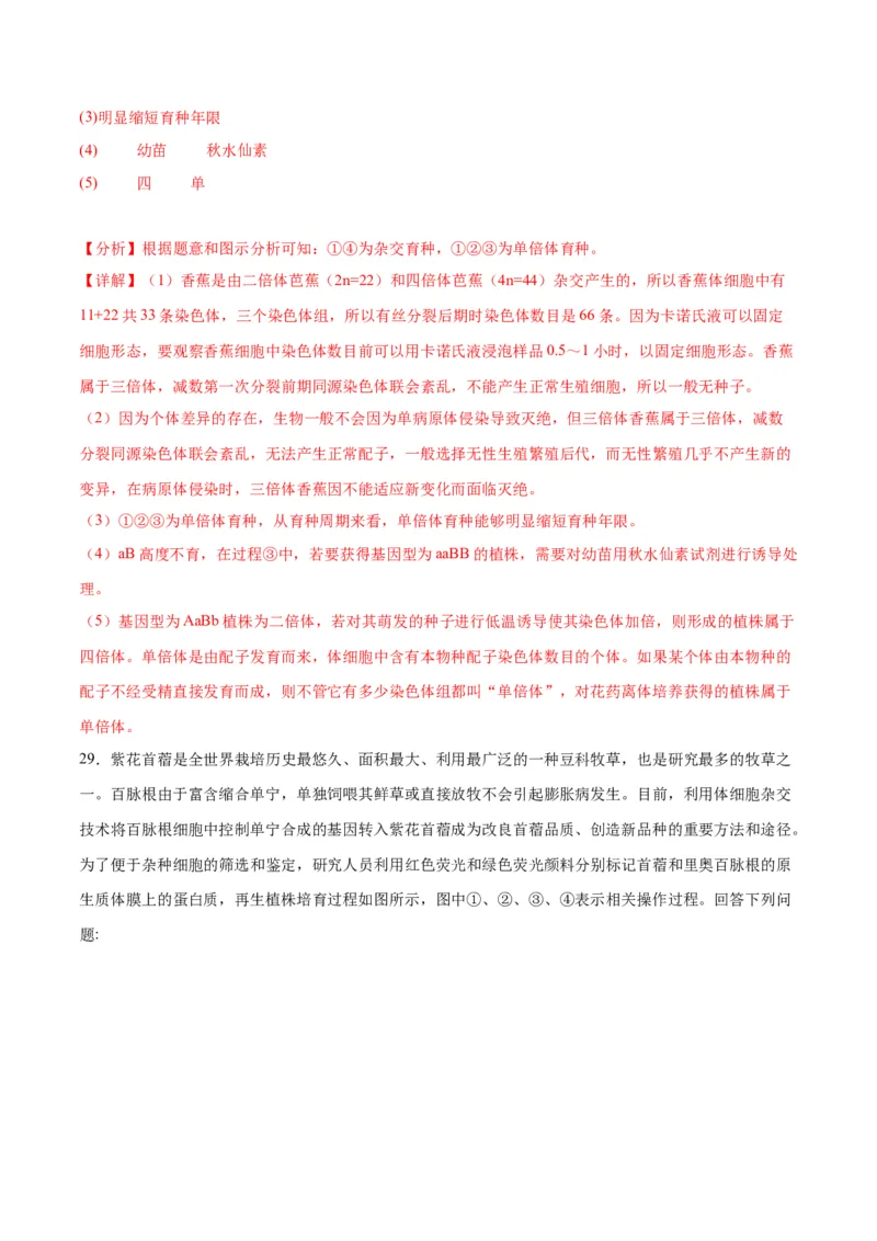 专题40植物细胞工程（解析版）_2024年新高考资料_3.2024专项复习_备战2024年高考生物一轮复习重难点专项突破_专题40植物细胞工程-备战2024年高考生物一轮复习重难点专项突破