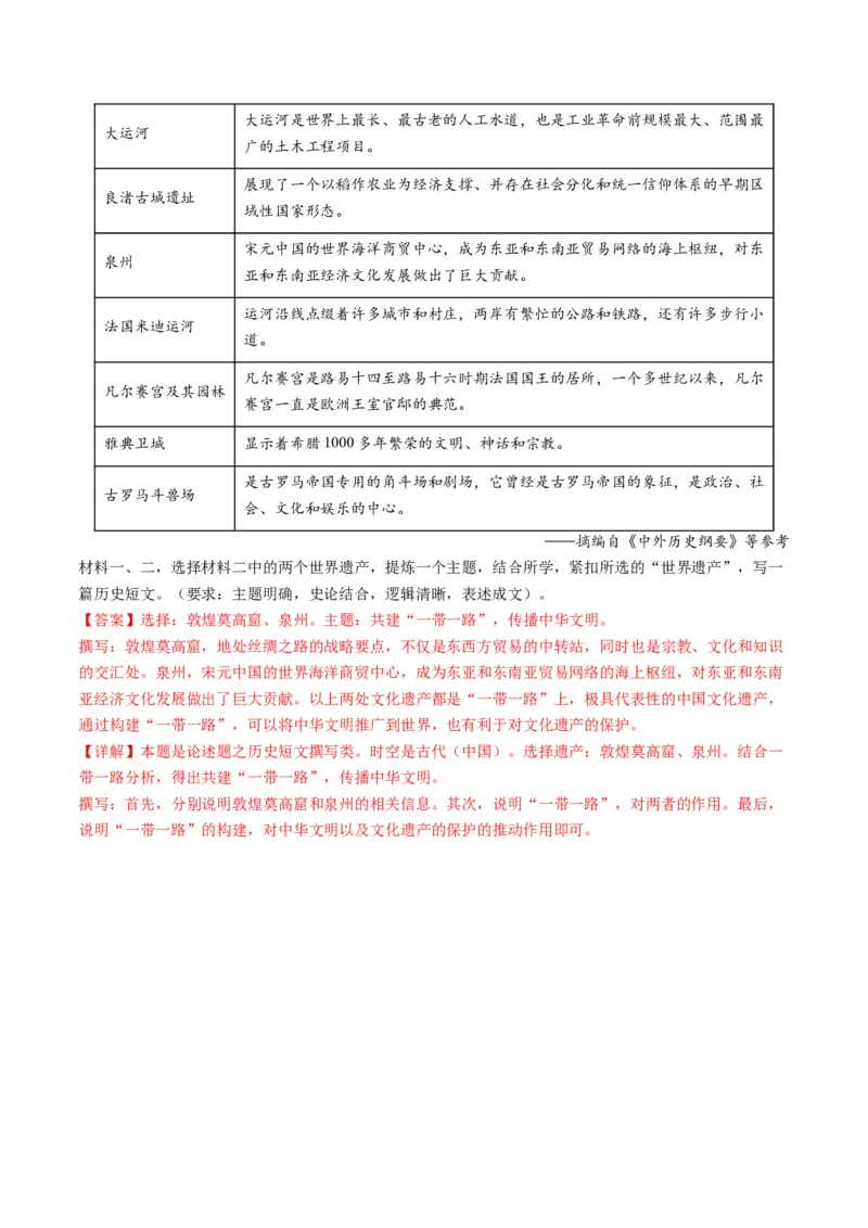 专题13世界大战与世界格局的演变（练习）（解析版）_2024年新高考资料_2.2024二轮复习_2024年高考历史二轮复习讲练测（新教材新高考）