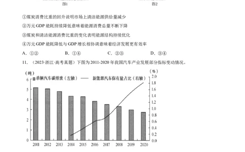 必刷题高考真题必修2《经济与社会》（学生版）_新高考复习资料_2024年新高考资料_一轮复习资料_2024高考必刷题2024年高考政治一轮复习选择题+主观题专练（新教材新高考）