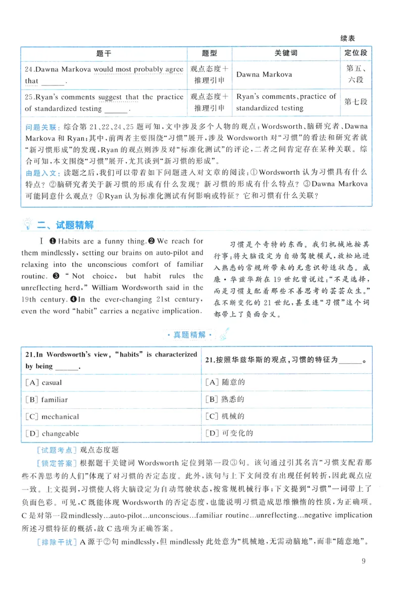 2009年真题解析及复习思路_考研英语真题（英一＋英二）_考研英语真题_考研英语一历年真题_❤️6.黄皮-英语一解析_真题解析及复习思路（2001-2025）