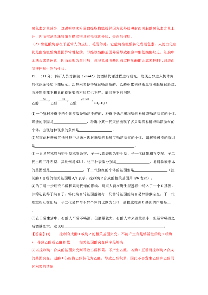 单元检测卷06遗传的物质基础（解析版）_2024年新高考资料_1.2024一轮复习_2024年高考生物一轮复习考点通关卷（新高考通用）