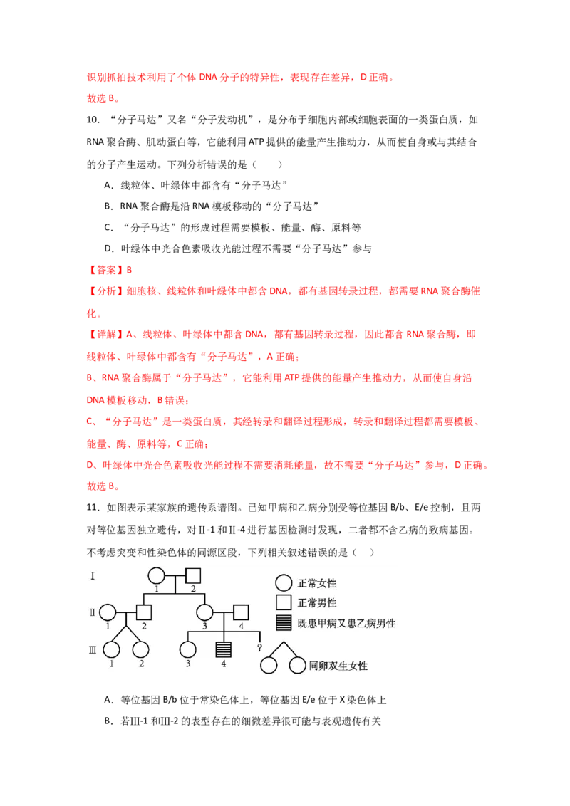 单元检测卷06遗传的物质基础（解析版）_2024年新高考资料_1.2024一轮复习_2024年高考生物一轮复习考点通关卷（新高考通用）