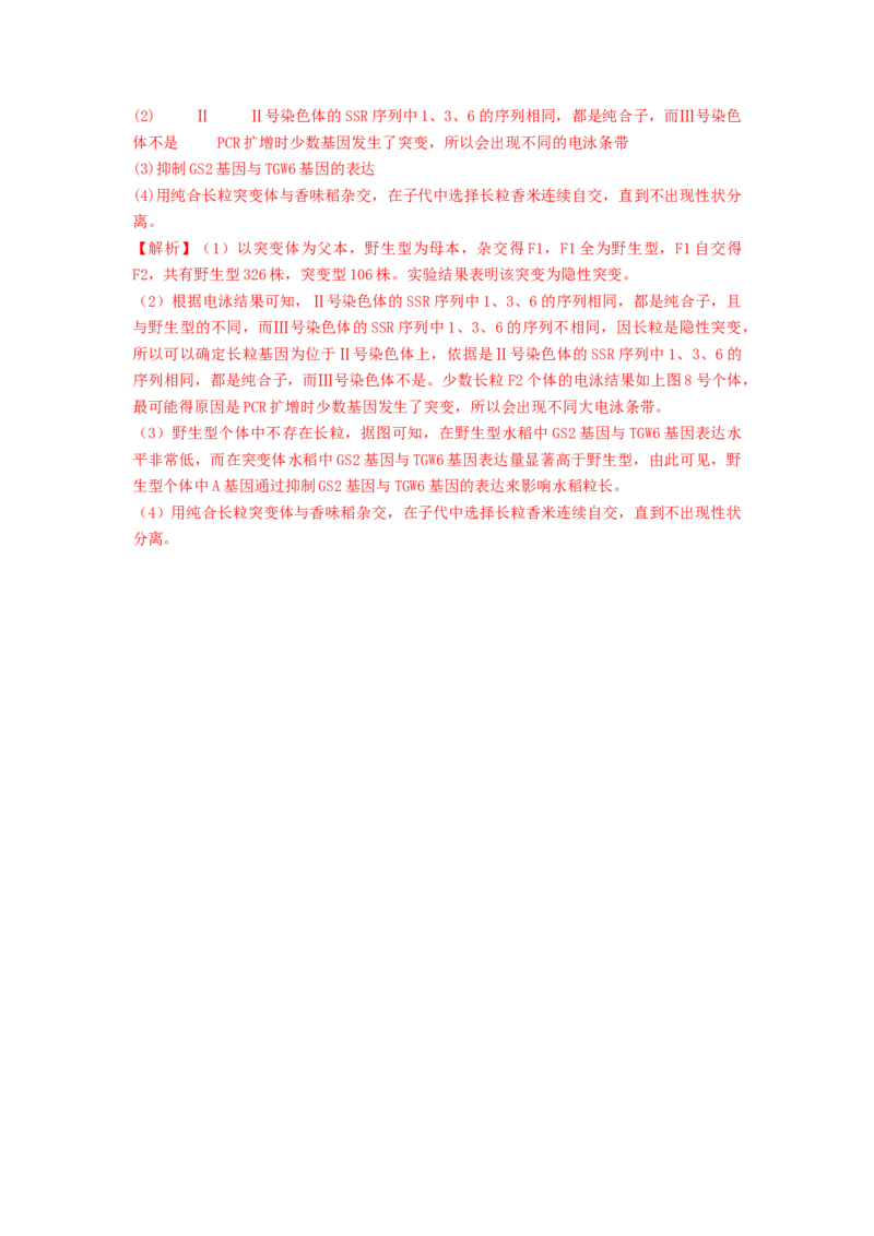 专题20基因突变和基因重组（精练）（解析版）_2024年新高考资料_1.2024一轮复习_备战2024年高考生物一轮复习串讲精练（新高考专用）