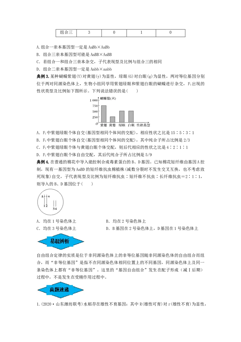 专题15基因的自由组合定律（串讲）（原卷版）_2024年新高考资料_1.2024一轮复习_备战2024年高考生物一轮复习串讲精练（新高考专用）