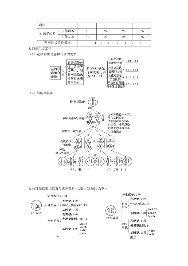 专题15基因的自由组合定律（串讲）（原卷版）_2024年新高考资料_1.2024一轮复习_备战2024年高考生物一轮复习串讲精练（新高考专用）