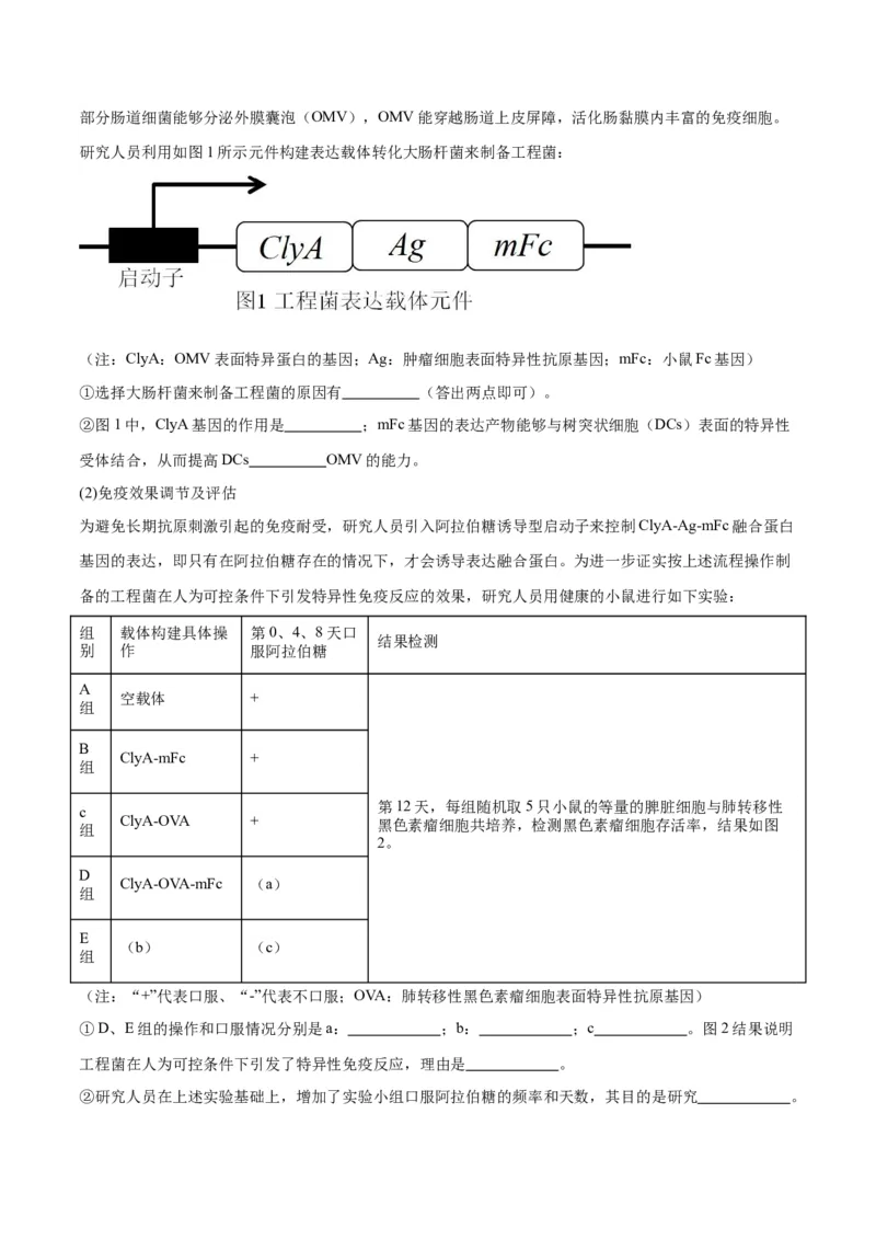 专题43基因工程（原卷版）_2024年新高考资料_3.2024专项复习_备战2024年高考生物一轮复习重难点专项突破_专题43基因工程-备战2024年高考生物一轮复习重难点专项突破