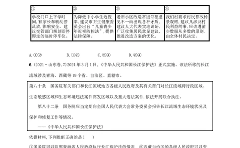 2022年高考政治二轮复习专题突破练六人民当家作主(Word版含解析)_新高考复习资料_2022年新高考资料_2022年高考政治二轮复习专题突破练(Word版含答案)