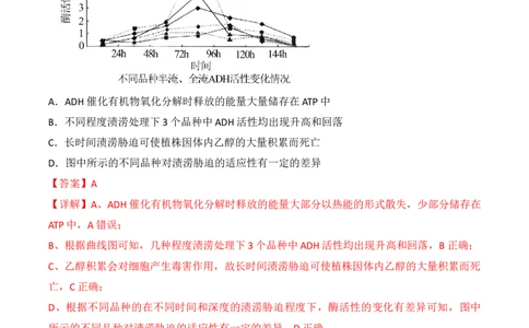 专题04细胞呼吸和光合作用（解析版）_2024年新高考资料_3.2024专项复习_备战2024年高考生物一轮复习重难点突破讲解与训练（新教材）