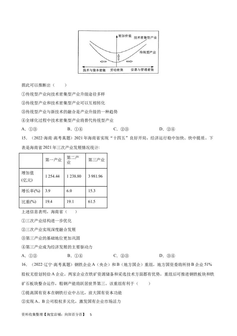 阶段检测卷《经济与社会》（考试版）_新高考复习资料_2024年新高考资料_一轮复习资料_完2024年高考政治一轮复习考点通关卷（新高考通用）_阶段检测卷《经济与社会》