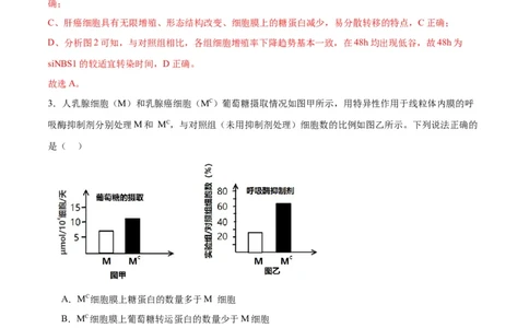 专题14细胞分化、衰老、凋亡和癌变（解析版)_2024年新高考资料_3.2024专项复习_备战2024年高考生物一轮复习重难点专项突破_专题14细胞分化、衰老、凋亡和癌变