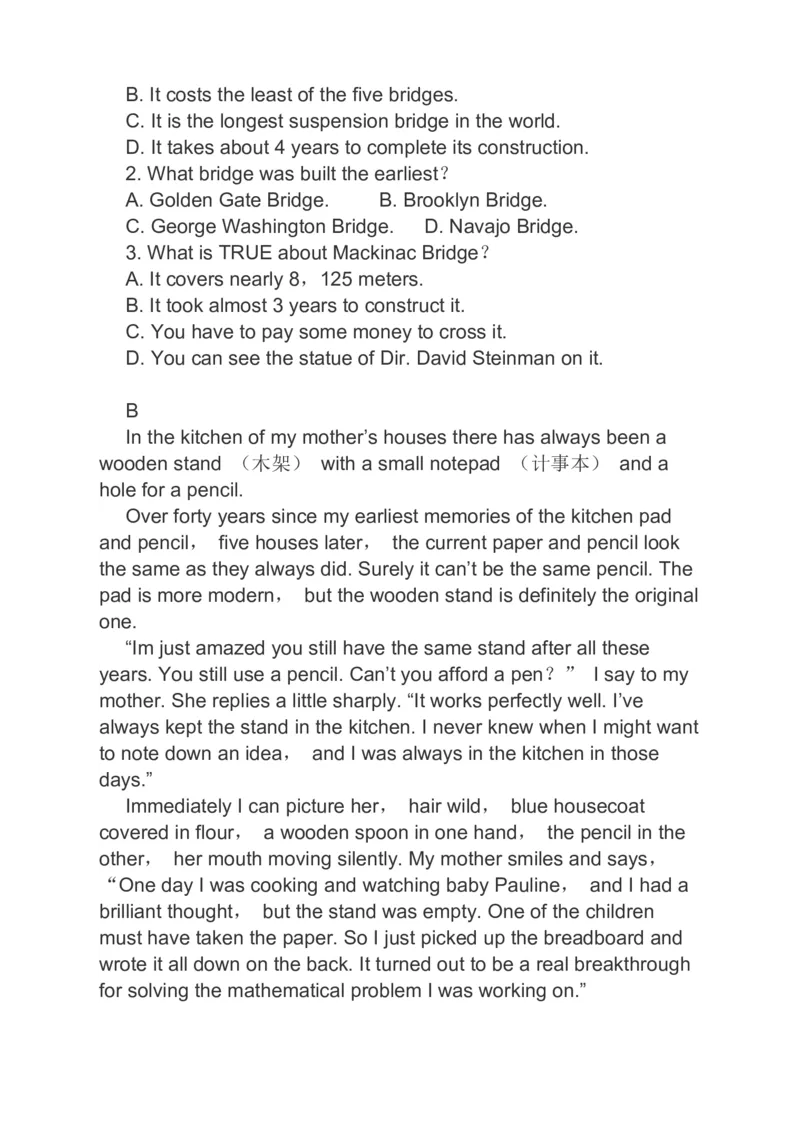 2023届高考英语二轮复习阅读理解完形填空书面表达分类综合训练（含答案）_03高考英语_通用版（老高考）复习资料_2023年复习资料_二轮复习_611