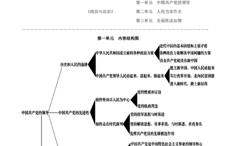 必修3《政治与法治》-知识汇总2024年高考政治高效复习必备提纲（统编版）_新高考复习资料_2024年新高考资料_专项复习资料