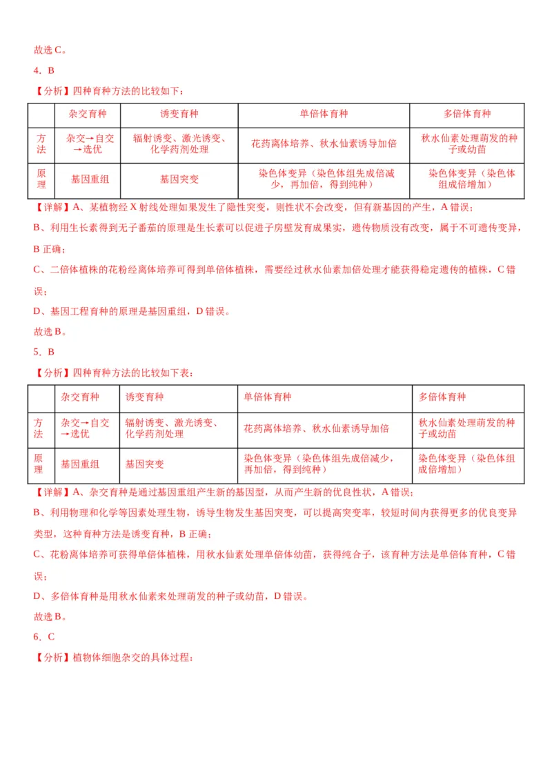 专题五生物技术与工程（选择题特训）-2024年高考生物二轮复习专题训练（全国通用）（解析版）_2024年新高考资料_2.2024二轮复习_2024年高考生物二轮复习专题训练（全国通用）