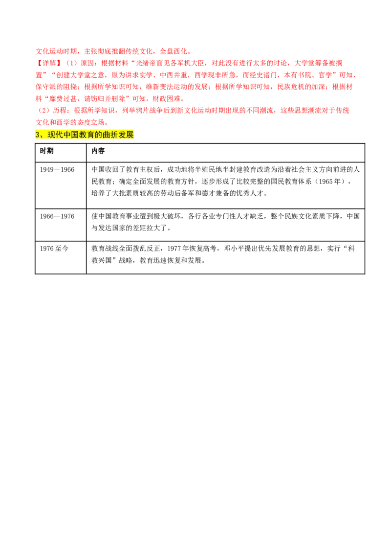 高考热点02科教兴国，强国之本（讲义）（解析版）_2024年新高考资料_2.2024二轮复习_2024年高考历史二轮复习讲练测（新教材新高考）