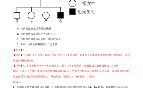 单元检测卷05基因的传递规律（解析版）_2024年新高考资料_1.2024一轮复习_2024年高考生物一轮复习考点通关卷（新高考通用）