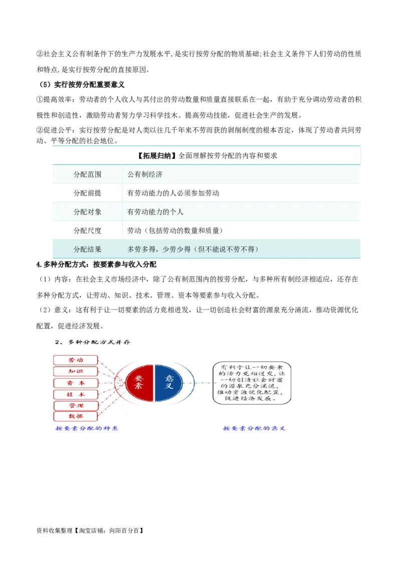 第四课我国的个人收入分配与社会保障（精品讲义）_新高考复习资料_2024年新高考资料_一轮复习资料_完2024年高考政治一轮复习考点帮（课件+讲义+练习）（新教材新高考）
