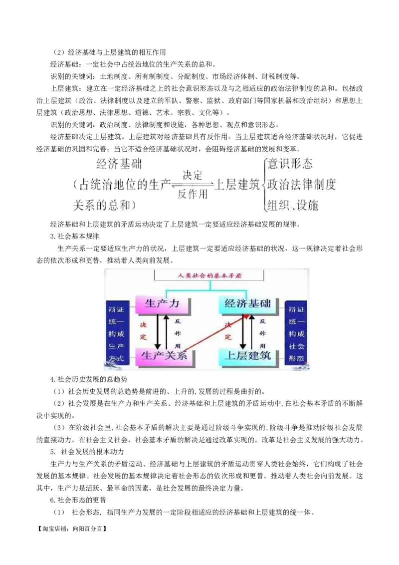 必修一《中国特色社会主义》知识清单-口袋书2024年高考政治一轮复习知识清单（新高考通用）_新高考复习资料_2024年新高考资料_专项复习资料