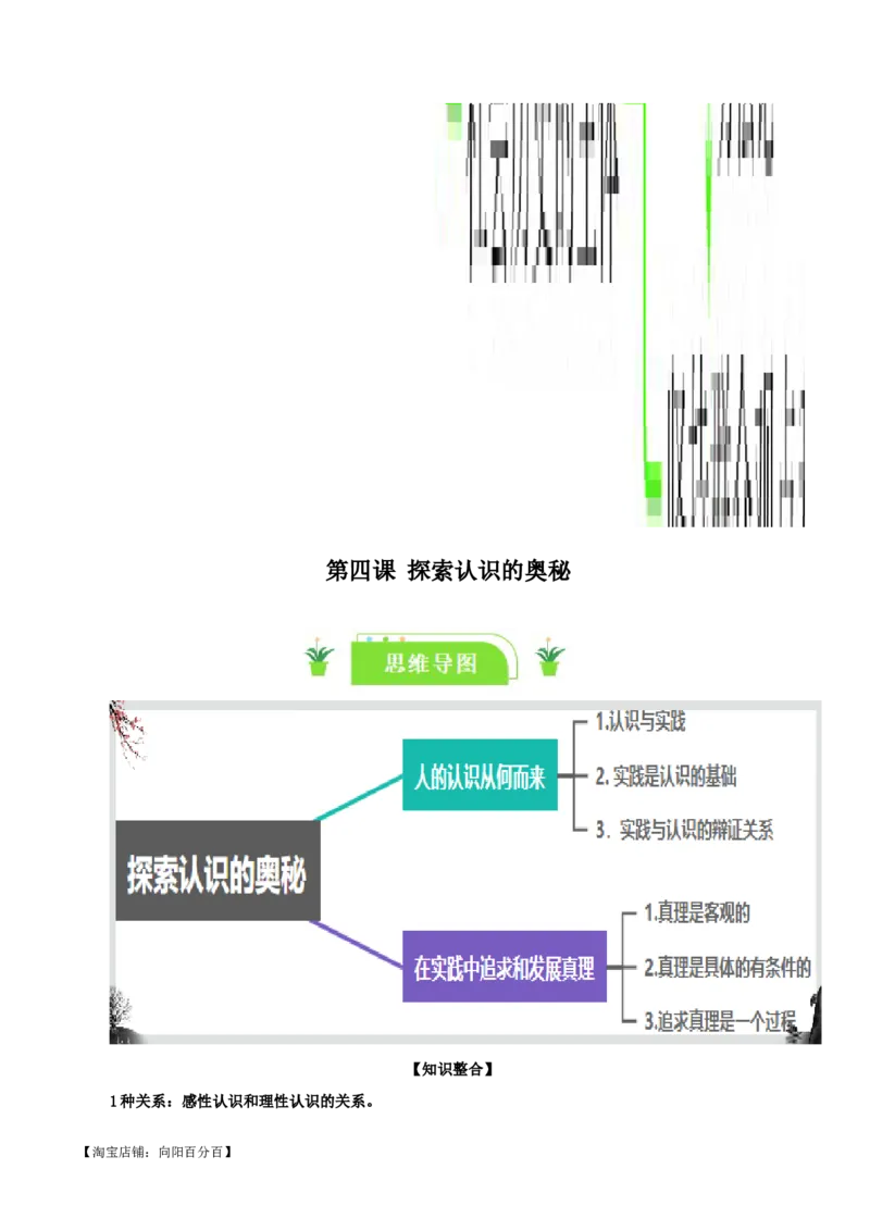 必修四《哲学与文化》知识清单-口袋书2024年高考政治一轮复习知识清单（新高考通用）_新高考复习资料_2024年新高考资料_专项复习资料