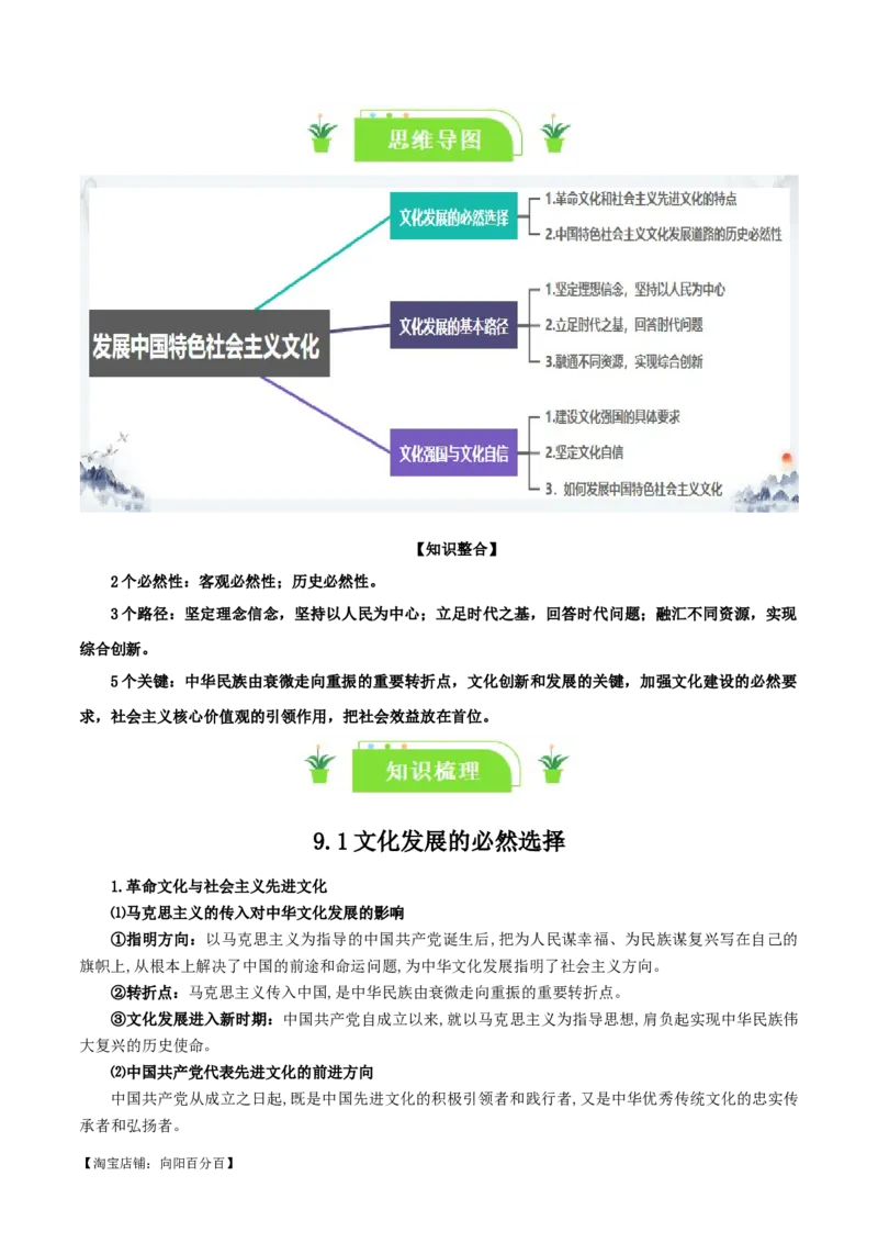 必修四《哲学与文化》知识清单-口袋书2024年高考政治一轮复习知识清单（新高考通用）_新高考复习资料_2024年新高考资料_专项复习资料