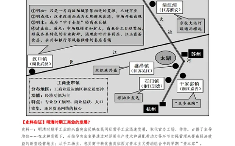第09讲明至清中叶的经济与文化（讲义）（原卷版）_2025年新高考资料_一轮复习_2025年高考历史一轮复习讲练测（新教材新高考）（完结）_讲义+练习