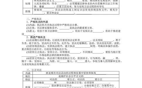 2022届新教材一轮复习部编版3.3.9全面依法治国的基本要求学案_新高考复习资料_2022年新高考资料_2022届一轮复习讲练结合_系列二_第十七单元全面依法治国的基本要求