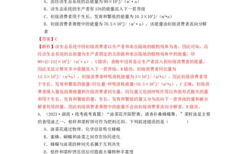 专题20生态系统（解析版）_2024年新高考资料_1.2024一轮复习_备战2024年高考生物一轮复习抢分特训（全国通用）_专题20生态系统-备战2024年高考生物一轮复习抢分特训（全国通用）