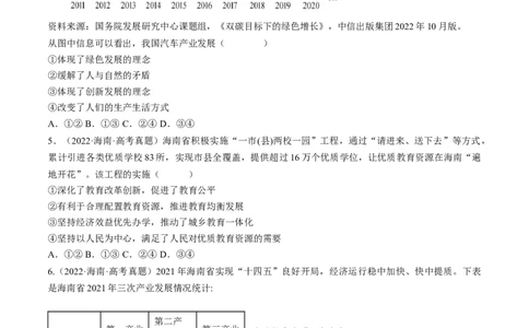 重难点06经济发展与社会进步（原卷版）_新高考复习资料_2024年新高考资料_专项复习资料_❤2024年高考政治热点&middot;重点&middot;难点专练（新高考专用）_重难点