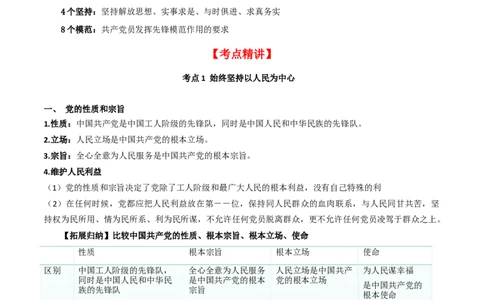 第二课中国的先进性（精品讲义）_新高考复习资料_2024年新高考资料_一轮复习资料_完2024年高考政治一轮复习考点帮（课件+讲义+练习）（新教材新高考）